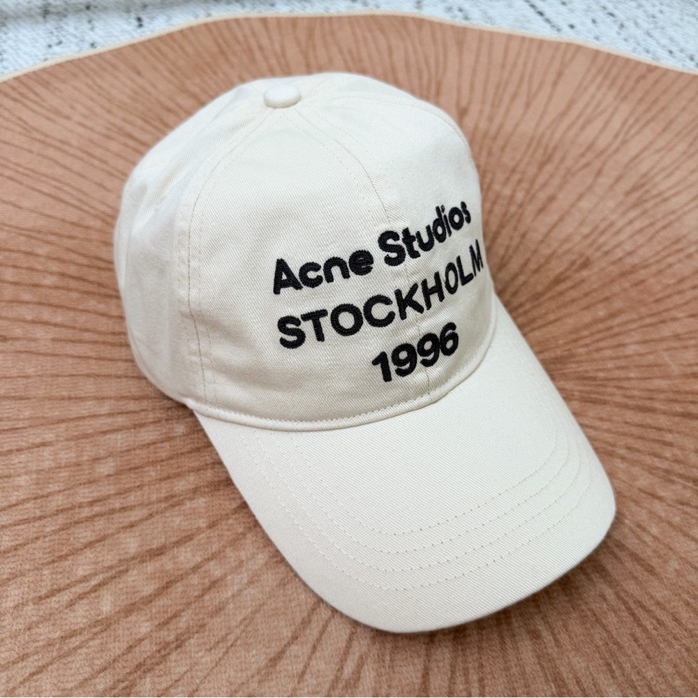 Acne Cream Kids Baseball Cap with Black Embroidery